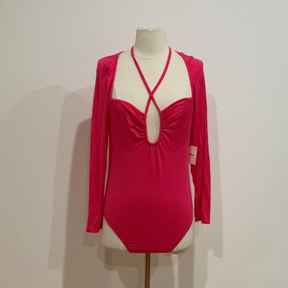 Superdown Storme Bodysuit in Pink, Size: L - Picture 6 of 9